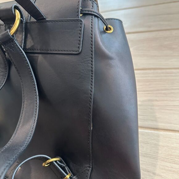 Frye Ilana Harness Leather Backpack in Black